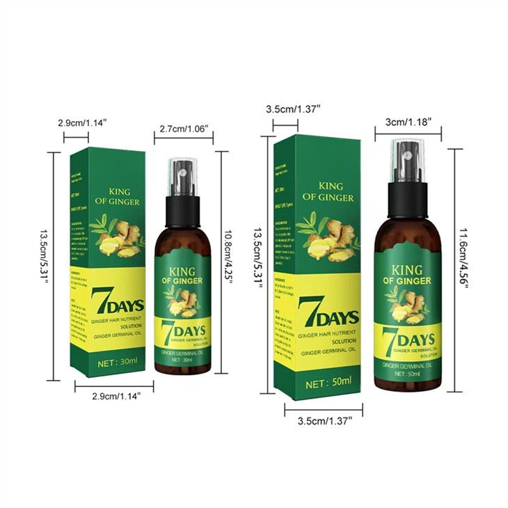 Herbal Ginger Hair Growth Care Oil Spray
