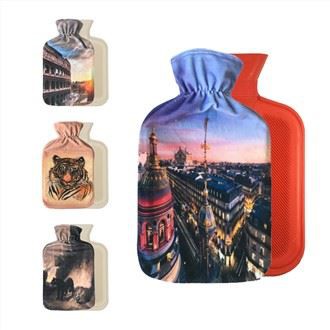 Mehka runa vroče vode steklenica pokrov