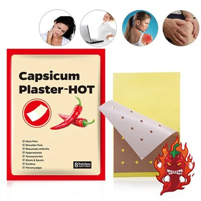 Medicinski obliž za lajšanje bolečin Capsicum Chili
