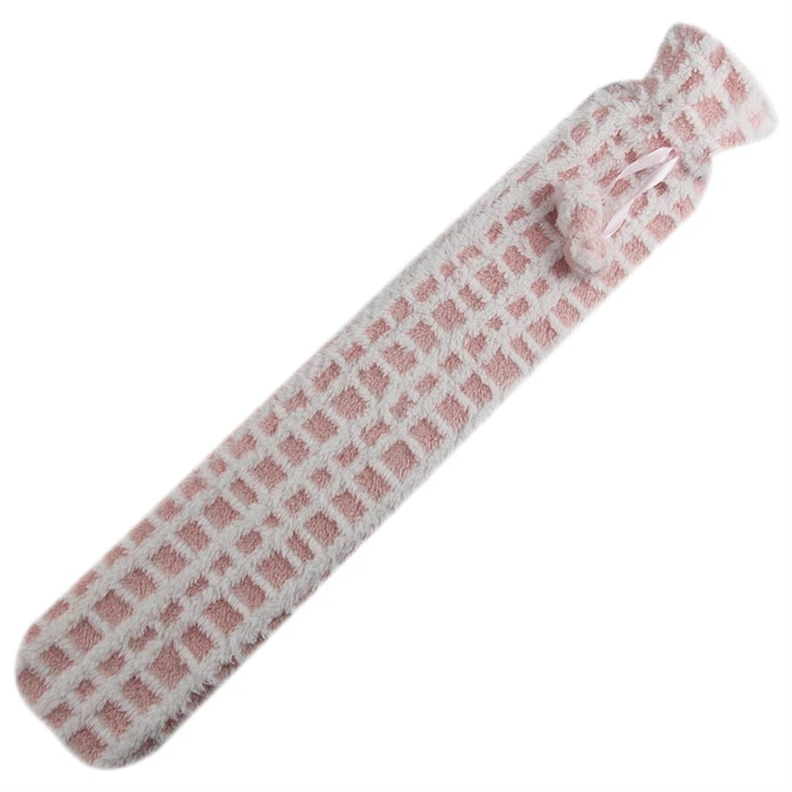 72cm / 75cm long hot water bottle fur cover