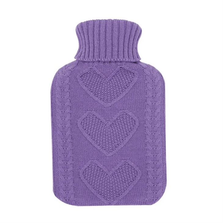 removable hot water bottle cover