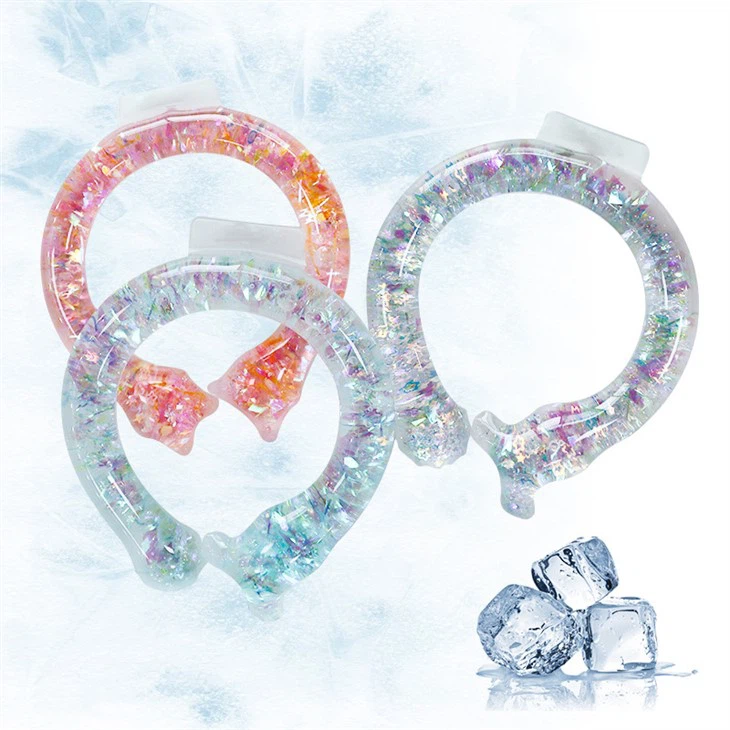 Wearable Ice Cooling Neck Wrap Ring